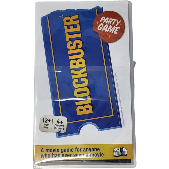 Games‎ Blockbuster Party Game Movie Trivia Board Game Night VHS Case New - Picture 2 of 2